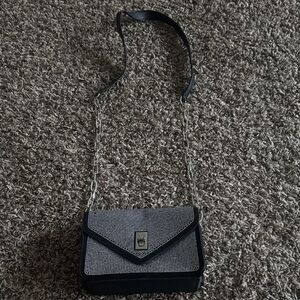 Elegant Black and Silver Women's Bag